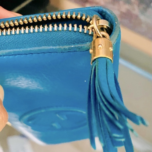 Gucci Blue Leather Wallet - Picture 3 of 7